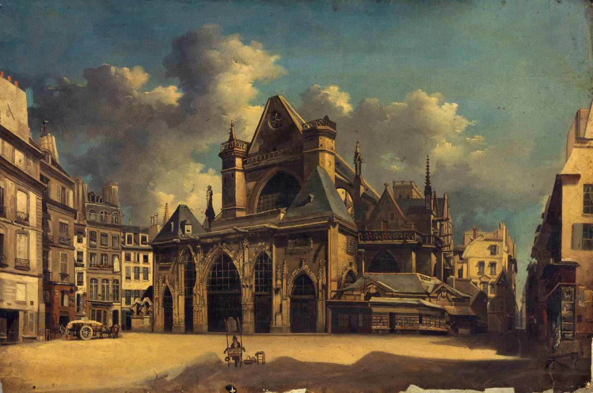 St-Germain-l'Auxerrois en 1840 (anonyme)