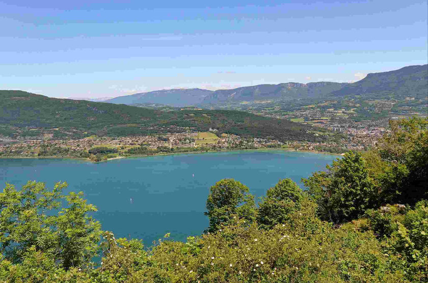 Lac du Bourget, à Bourdeau