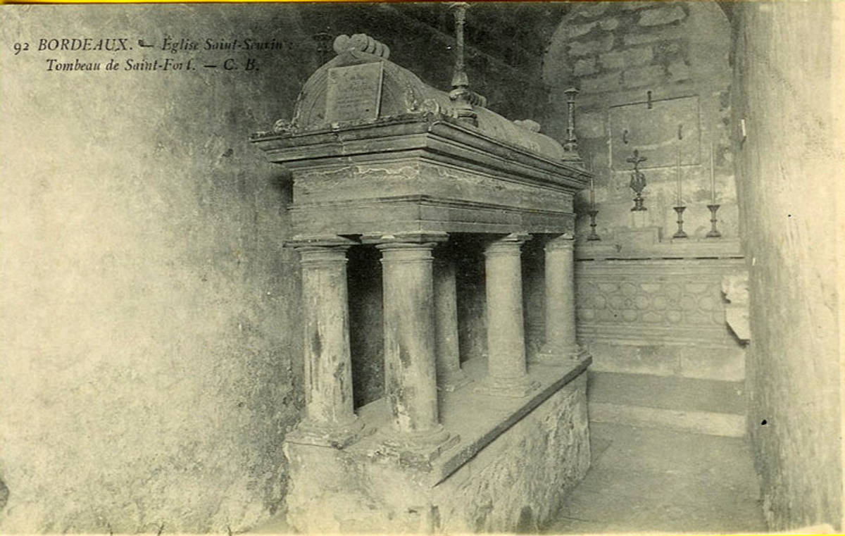 Tombeau de saint Fort, Saint-Seurin (1900-1910)