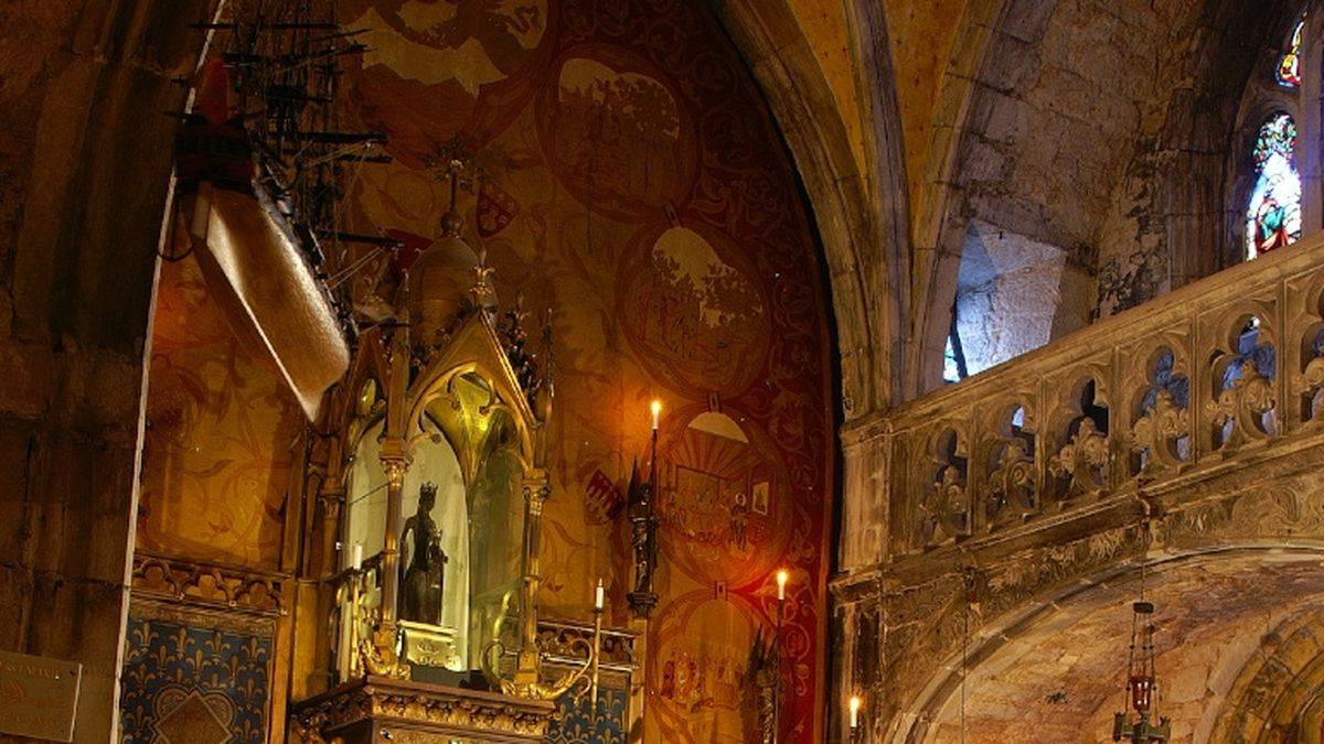 La Vierge noire de Rocamadour dans son sanctuaire
