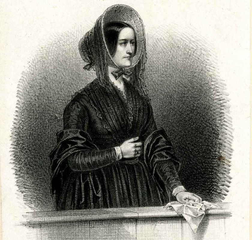 Marie Lafarge lors de son procès