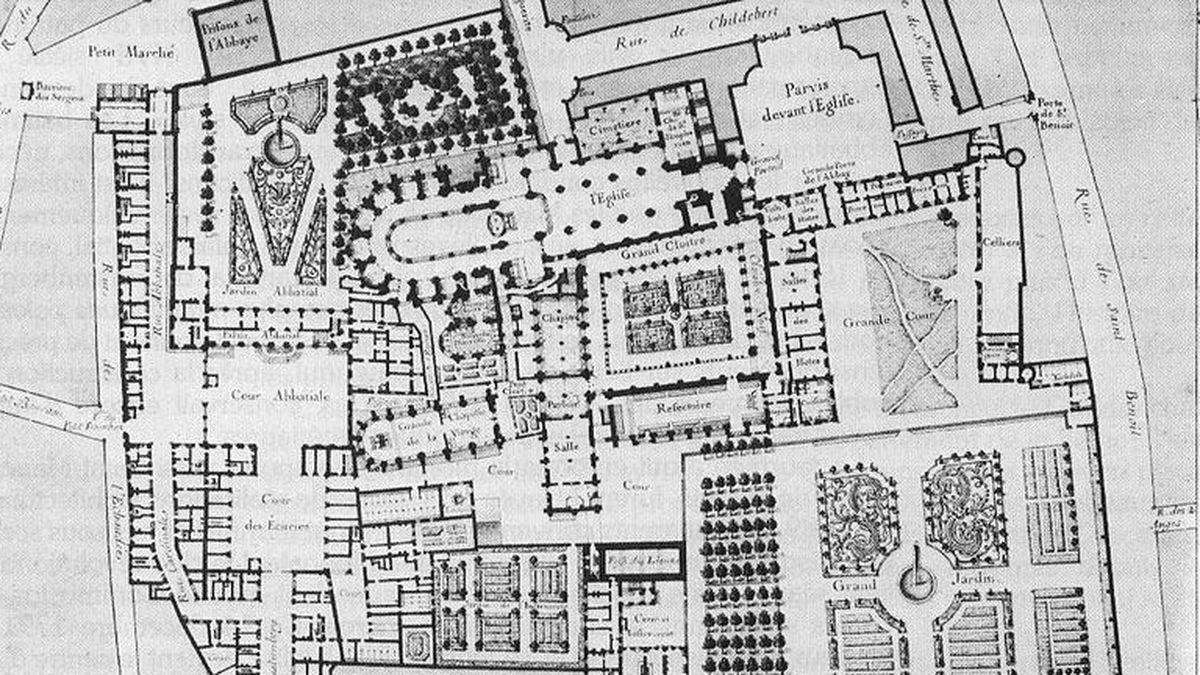 The abbey plan, 1723