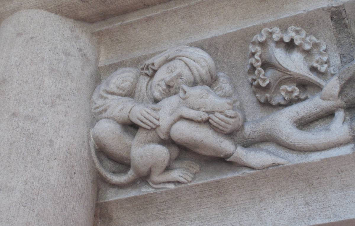 La cheminée, détail