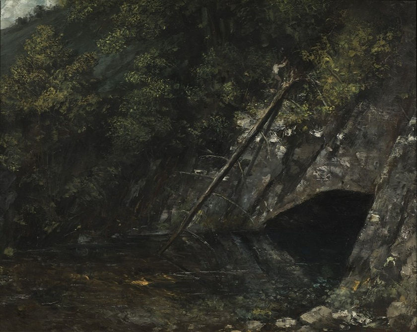 La Source Bleue (G. Courbet, 1872)