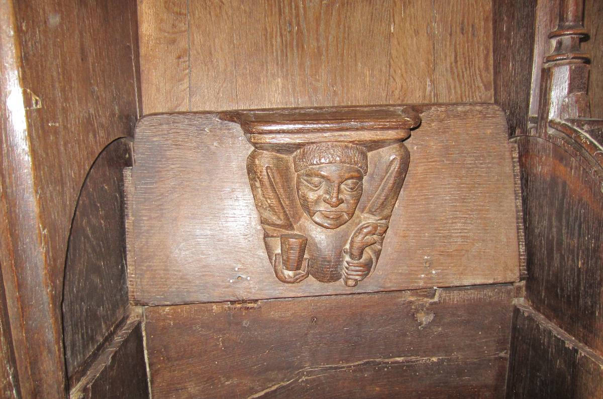 Les stalles, détail