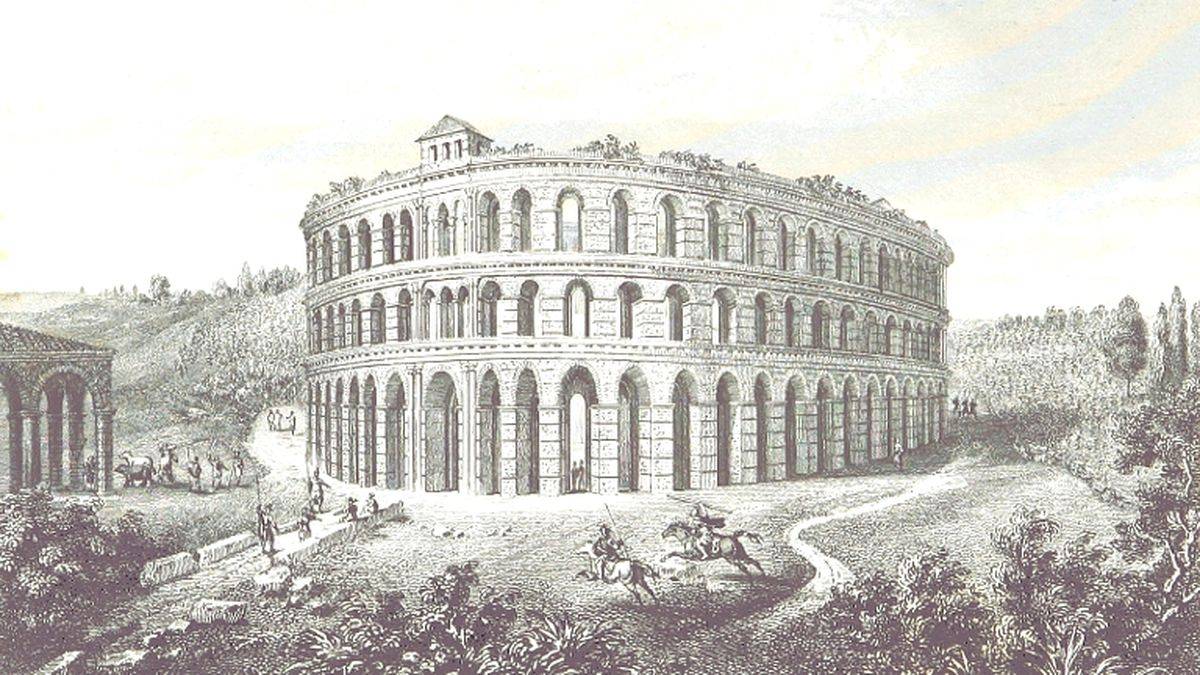 The palace by Rouargue (1845)
