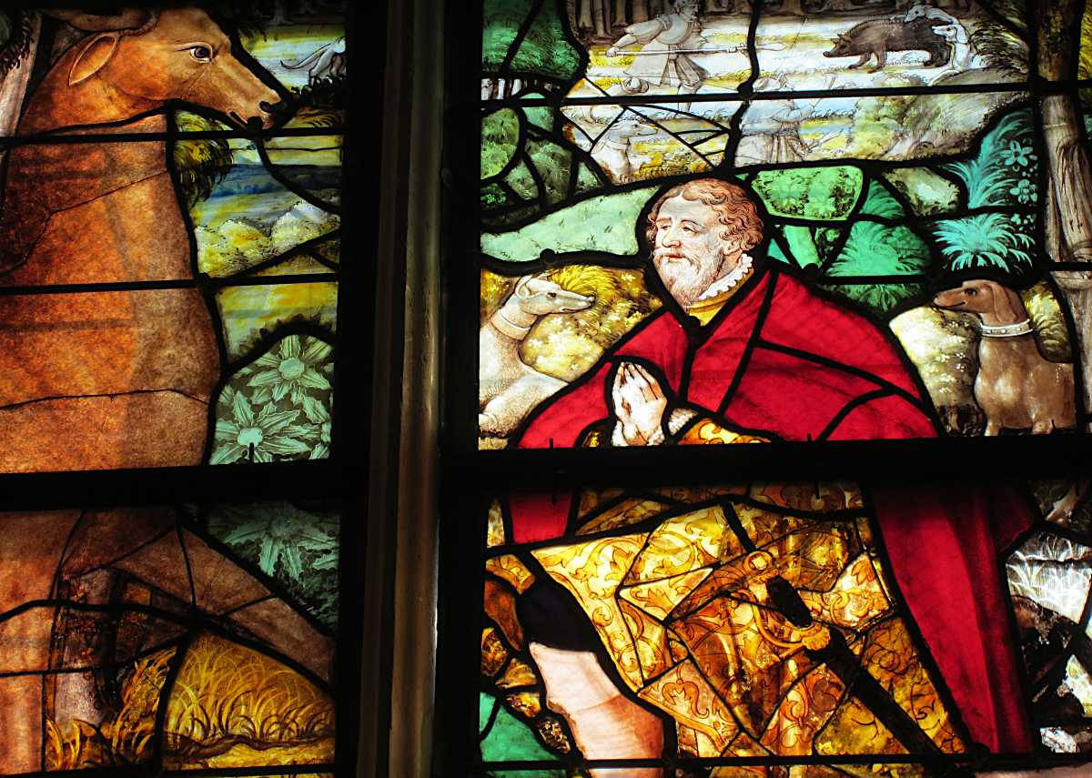 Saint Hubert : détail