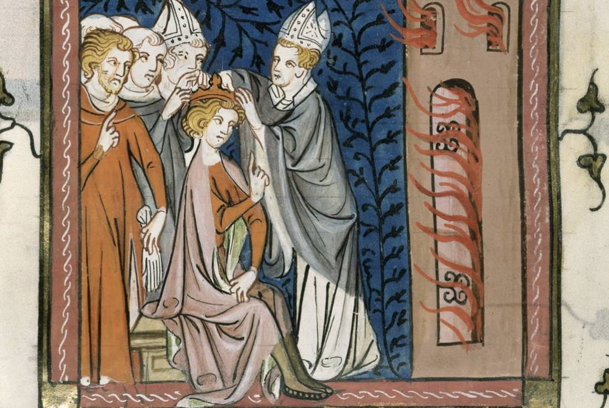 Sacre de Richard I (BL Royal 16 G VI)