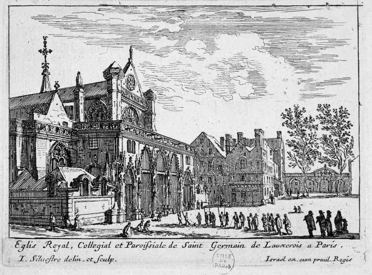 St-Germain-l’Auxerrois en 1650 (Silvestre)