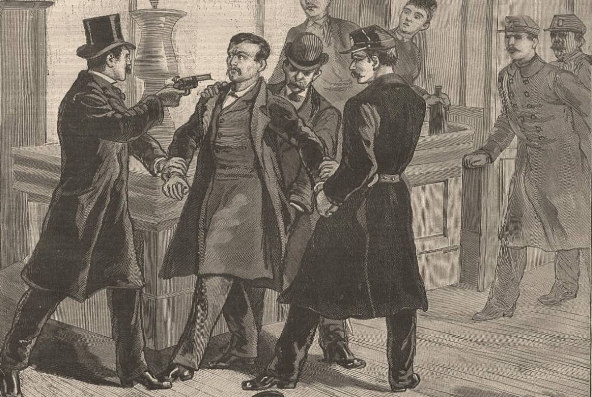 Arrestation de Ravachol (Le Progrès Illustré, 1892)