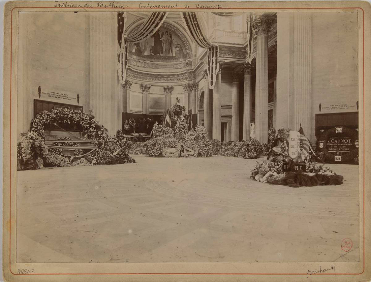 Enterrement de Carnot au Panthéon