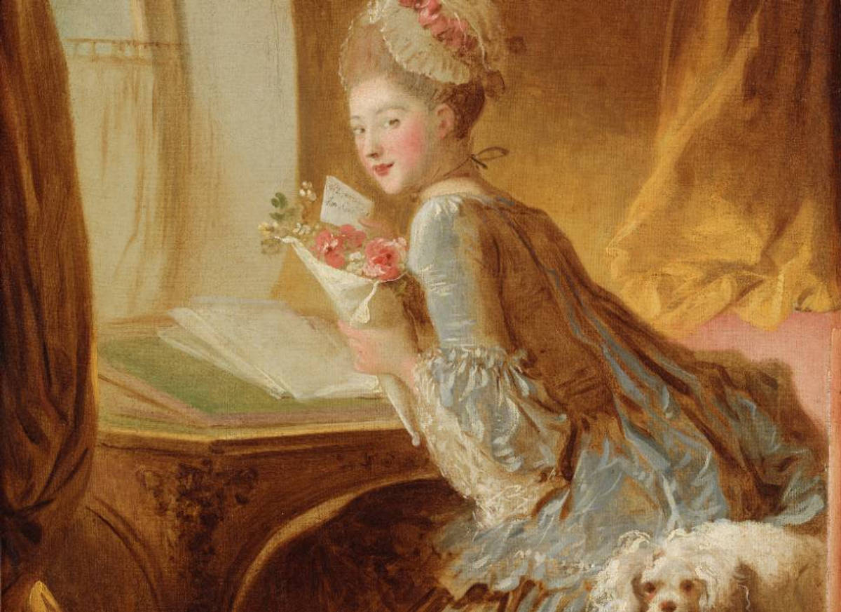 La Lettre d'amour (J.-H. Fragonard, 1775)