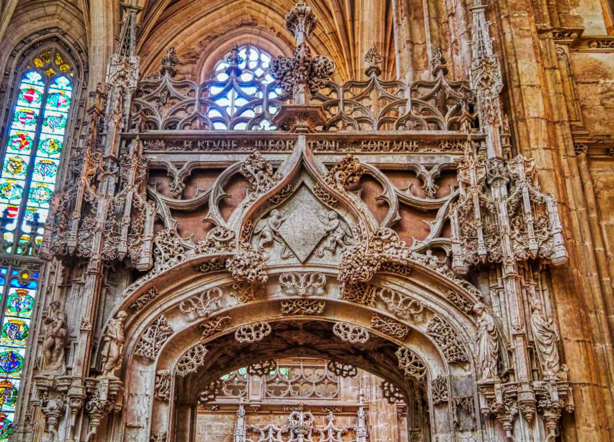 Tombeau de Marguerite d'Autriche : détail