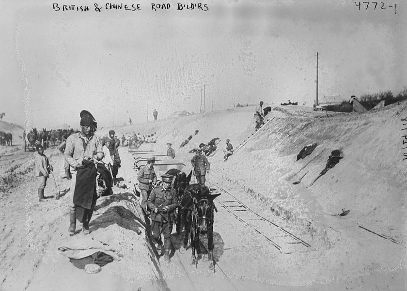 Travailleurs chinois en France, 1918