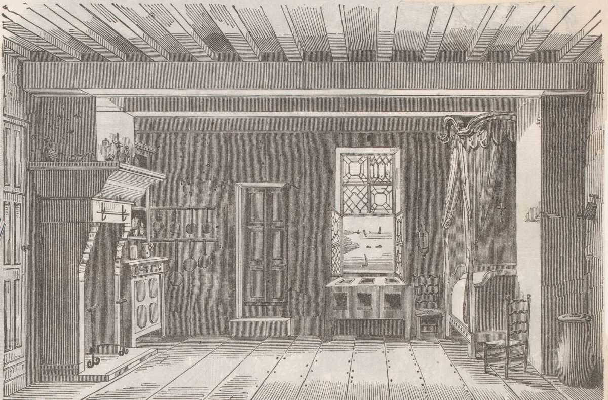 Chambre natale de Chateaubriand, à Saint-Malo