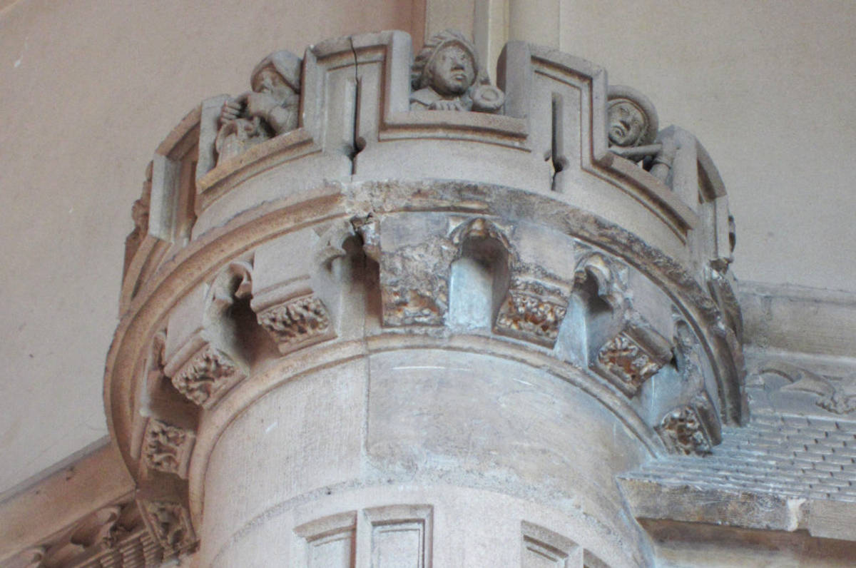 La cheminée, détail