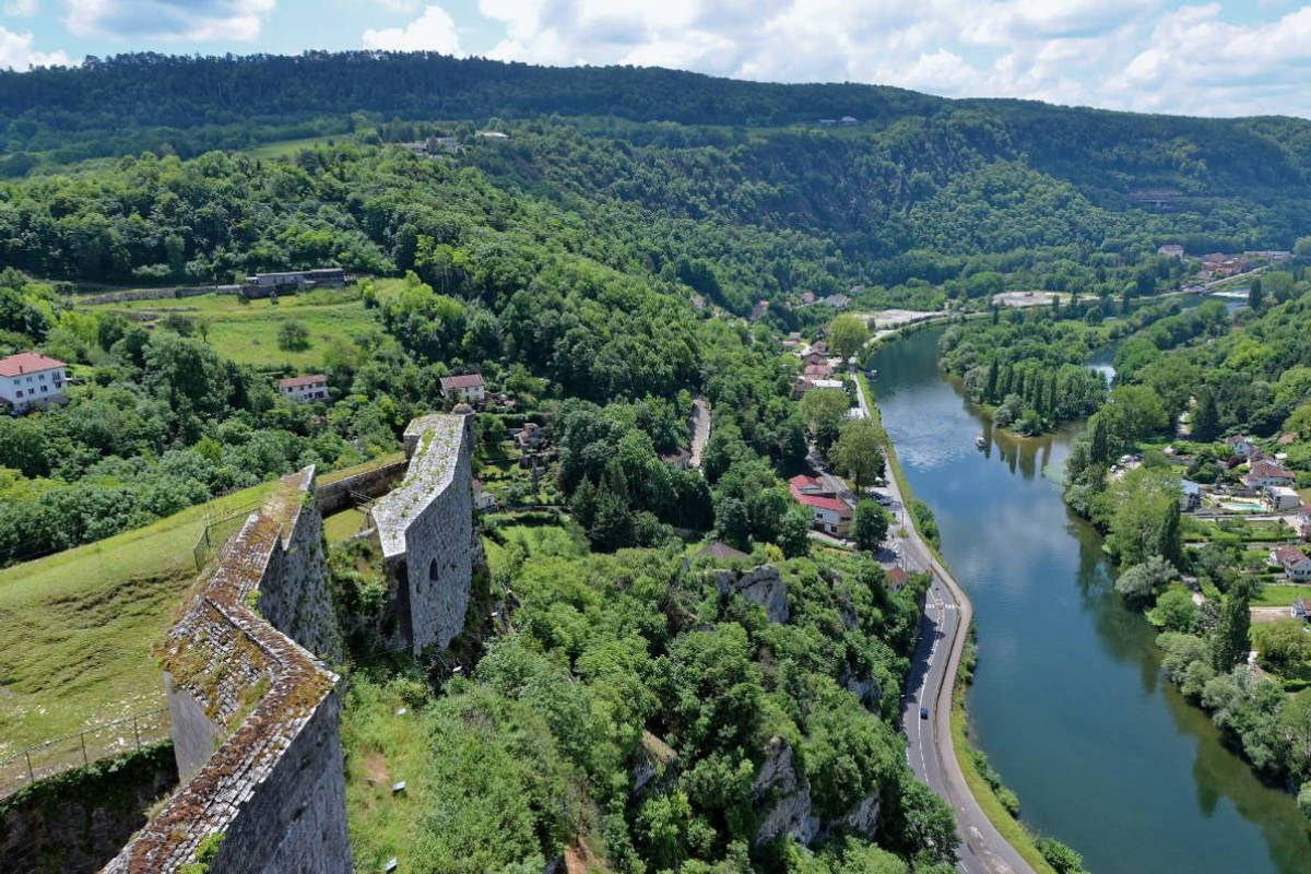 Vue depuis la citadelle de Besançon
